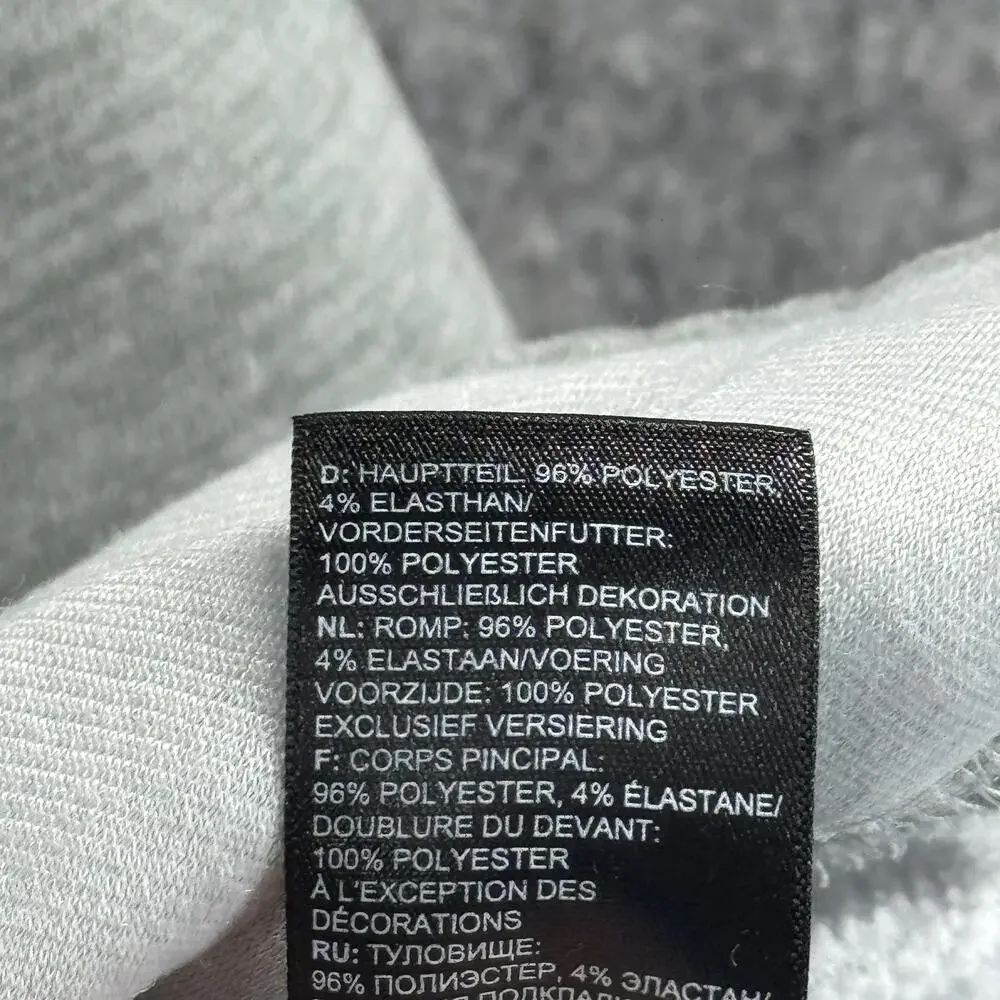 The North Face Sweatshirt Mens 3XL Gray 1/2 Zip Fleece Lined Pullover Pockets